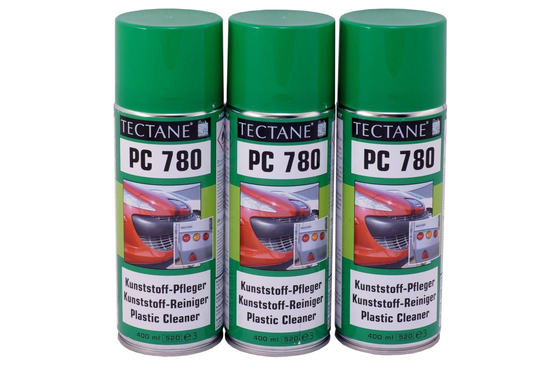 TECTANE Kunststoffpfleger Spray PC780 3X 400ml von TECTANE