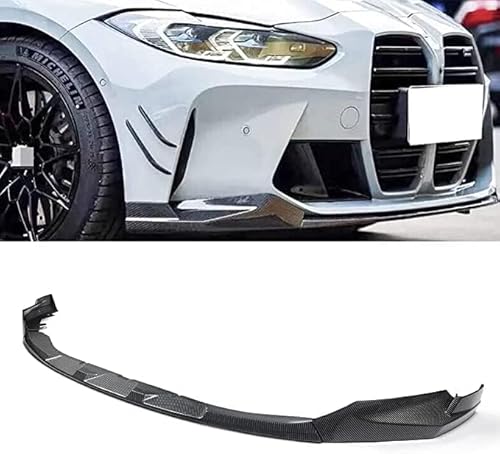 Auto Frontlippe Frontspoiler für BMW G80 M3 G82 G83 M4 2021 2022 2023,Frontstoßstangen Lippenkörper Autoteile Auto Modifiziertes Zubehör,A/Carbon Fiber von TEDE