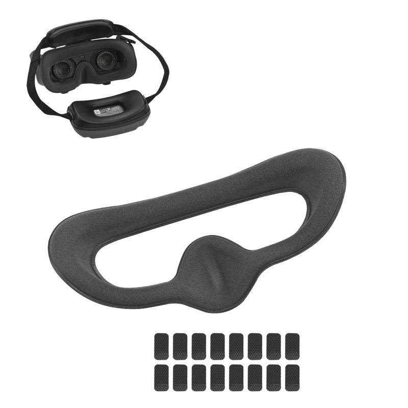 TEHAOUU Schaumstoffpolsterung Schutzhülle für DJI Avata 2/Goggles 2/3 Fliegende Brille Schwamm Schutzhülle Soft Fit Gesicht Kissen Maske Ersatzteile Zubehör von TEHAOUU