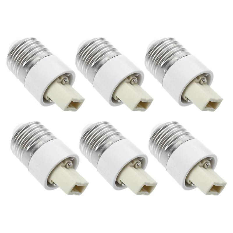 TEHAUX 6 Stück Lampenfassung Konverter Glühbirne E27 Glühbirne Lampenfassung Adapter Lampenkonverter Lampenfassung Splitter E27 Auf G9 Sockel Adapter Lampenzubehör Lampenadapter von TEHAUX