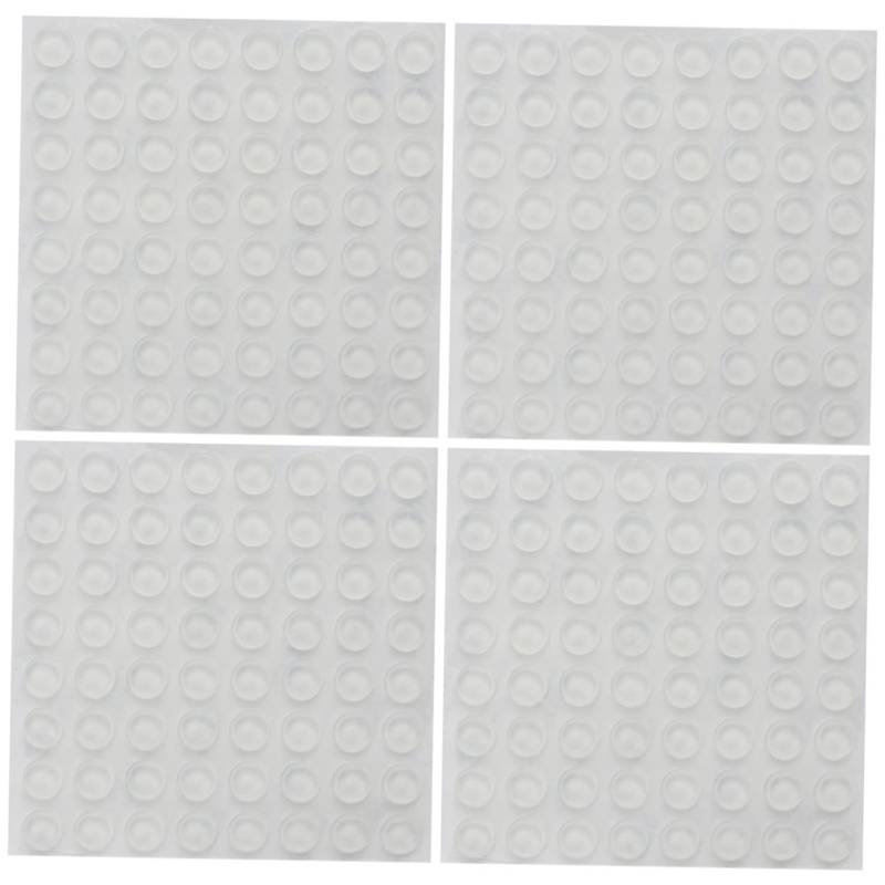 TEHAUX Selbstklebende Transparente Türknauf Schutzpuffer 12x4mm Türstopper Für öbel Wand Und Türschutz Anti Türknallen Schutzpolster Für Türknöpfe 4 Packungen von TEHAUX