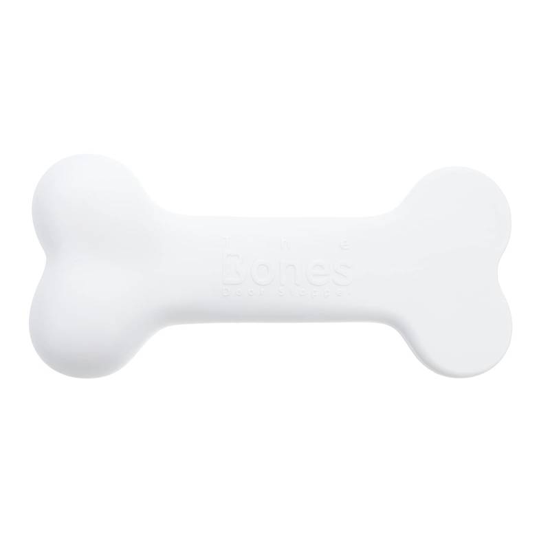 TEHAUX Türstopper aus Knochen Rätsel für Hunde großes Hundespielzeug Tür stoppt kleines hundespielzeug zum zerren door holder door stops door wedge Zimmertürstopper Keilstopper PVC Weiß von TEHAUX