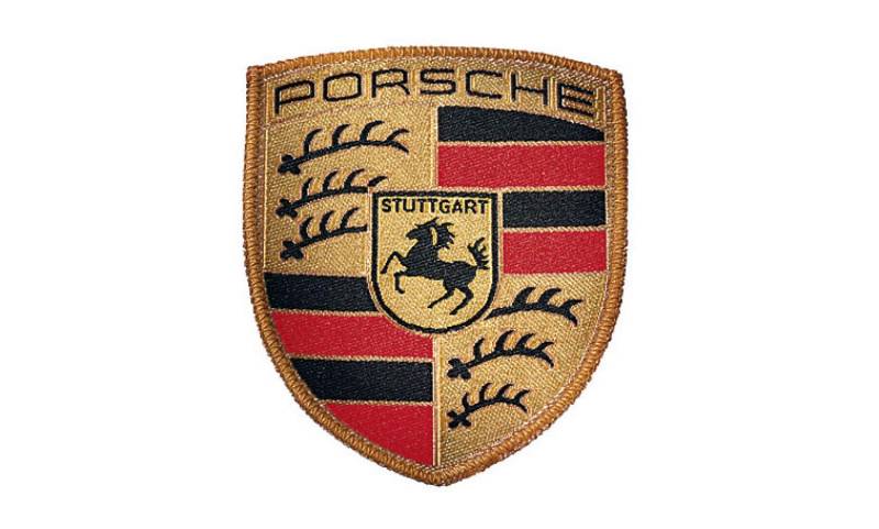 TEILECOM Kompatibel Mit PORSCHE Wappen AUFNÄHER 53 x 65mm LOGO 911 964 993 964 996 997 991 von TEILECOM