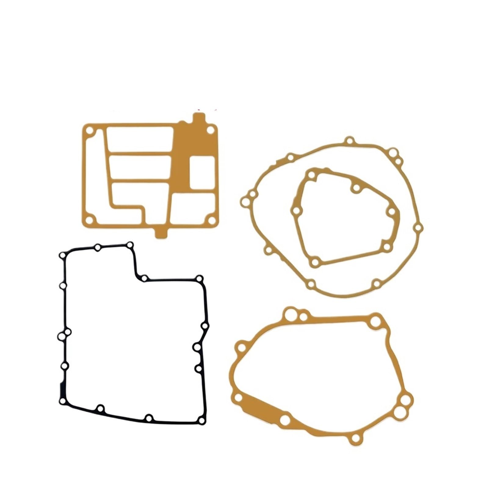 Motorrad Motor oben links rechts Kurbelgehäuse Kupplungsdeckel Ölpumpendichtung for FZ1 07–14 FZ8 FZ8N 11–13 YZFR1 YZF-R1 07–08 von TEISHARE