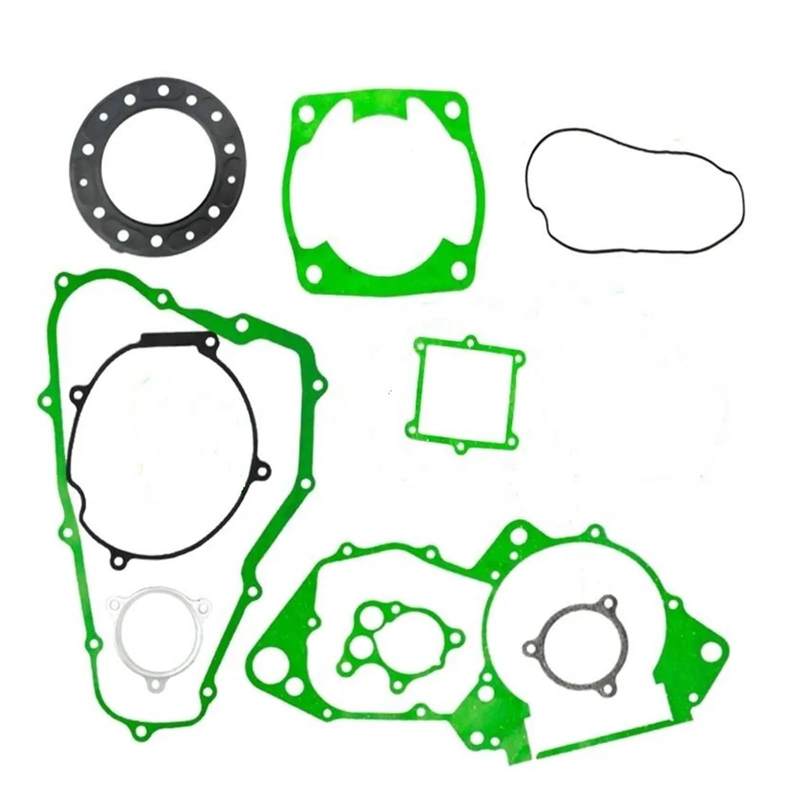 Motorrad Motoren Kurbelgehäuse Kupplung Abdeckungen Zylinderkopf Dichtung Kits Set for CR500R 1989-2001 CR 500R CR500 R(Gasket kit) von TEISHARE