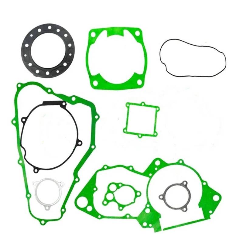 Motorrad Motoren Kurbelgehäuse Kupplung Abdeckungen Zylinderkopf Dichtung Kits Set for CR500R 1989-2001 CR 500R CR500 R(Gasket kit) von TEISHARE