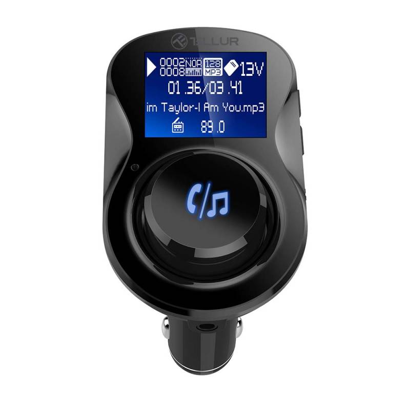 Tellur FMT-B3 Bluetooth FM Transmitter Schwarz von TELLUR