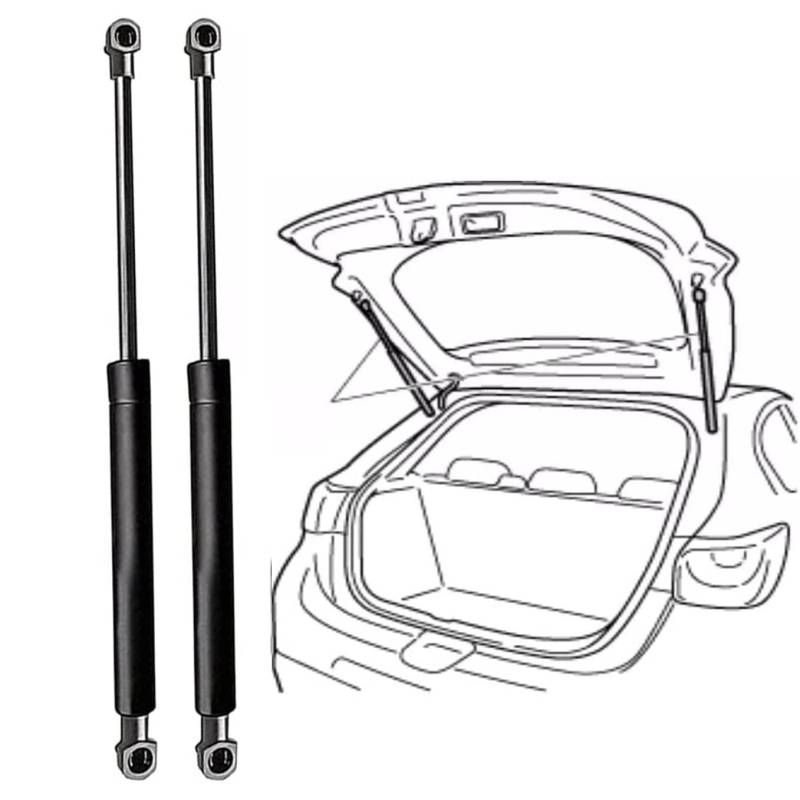 2 X Heckklappendämpfer Gasfeder Kofferraum für T-oyota Highlander/Kluger(U4) 2008-2013(OEM:6895049257)-50.5cm, Kofferraum-Gasfeder Gasdruckdämpfer Gasdruckfeder Stoßdämpfer Heckklappe von TEMAK