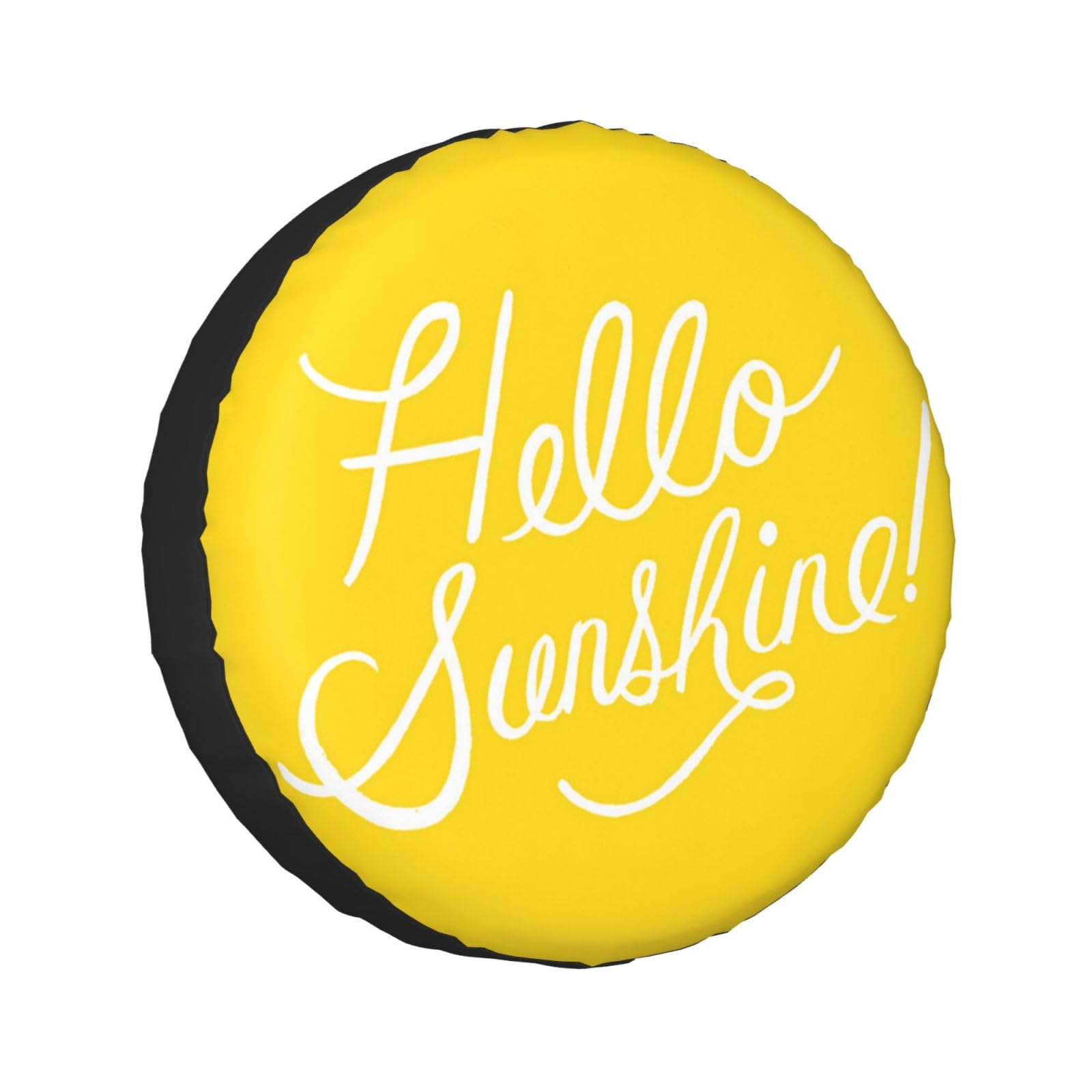 Goodlooking Hello Sunshine bedruckte Universal-Ersatzreifenabdeckung Radschoner sind für 60-83 cm Reifen erhältlich von TEMKIN