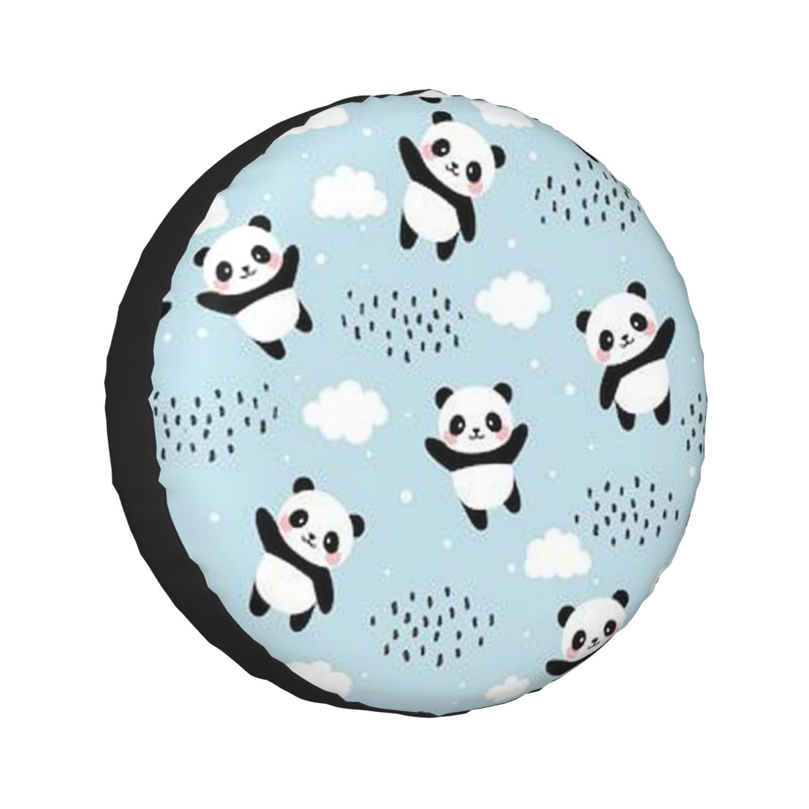 Panda Cloud Printed Universal Reserveradabdeckung Radschoner sind erhältlich für 60-83 cm Reifen von TEMKIN