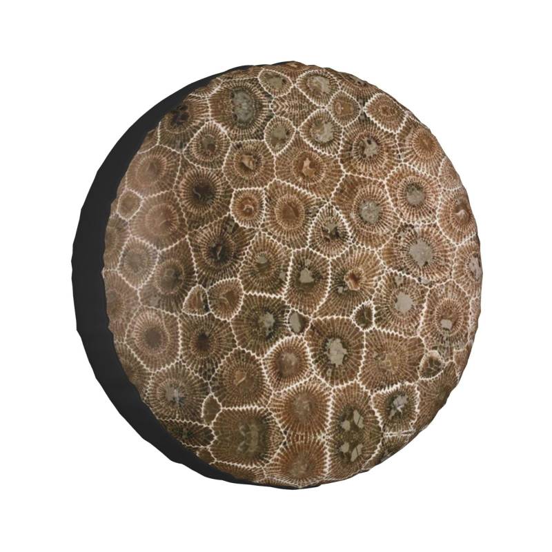 Petoskey Stone Printed Universal Reserveradabdeckung Radschoner sind erhältlich für 60-83 cm Reifen von TEMKIN