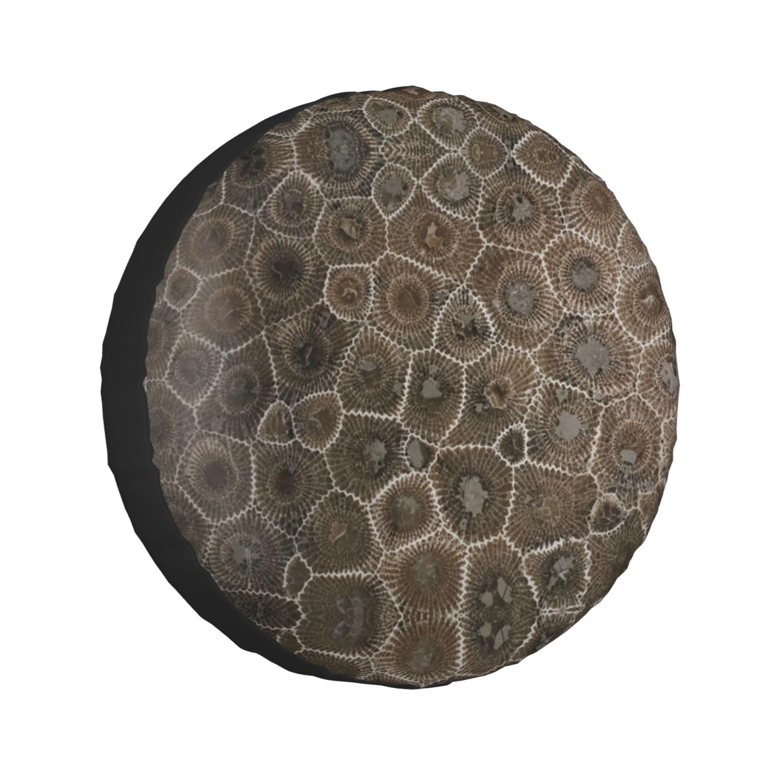 Petoskey Stone Printed Universal Reserveradabdeckung Radschoner sind erhältlich für 60-83 cm Reifen von TEMKIN