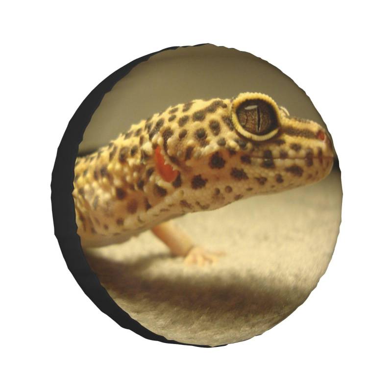 Sand Leopard Gecko bedruckte Universal-Ersatzreifenabdeckung Radschoner sind erhältlich für 60–83 cm große Reifen von TEMKIN