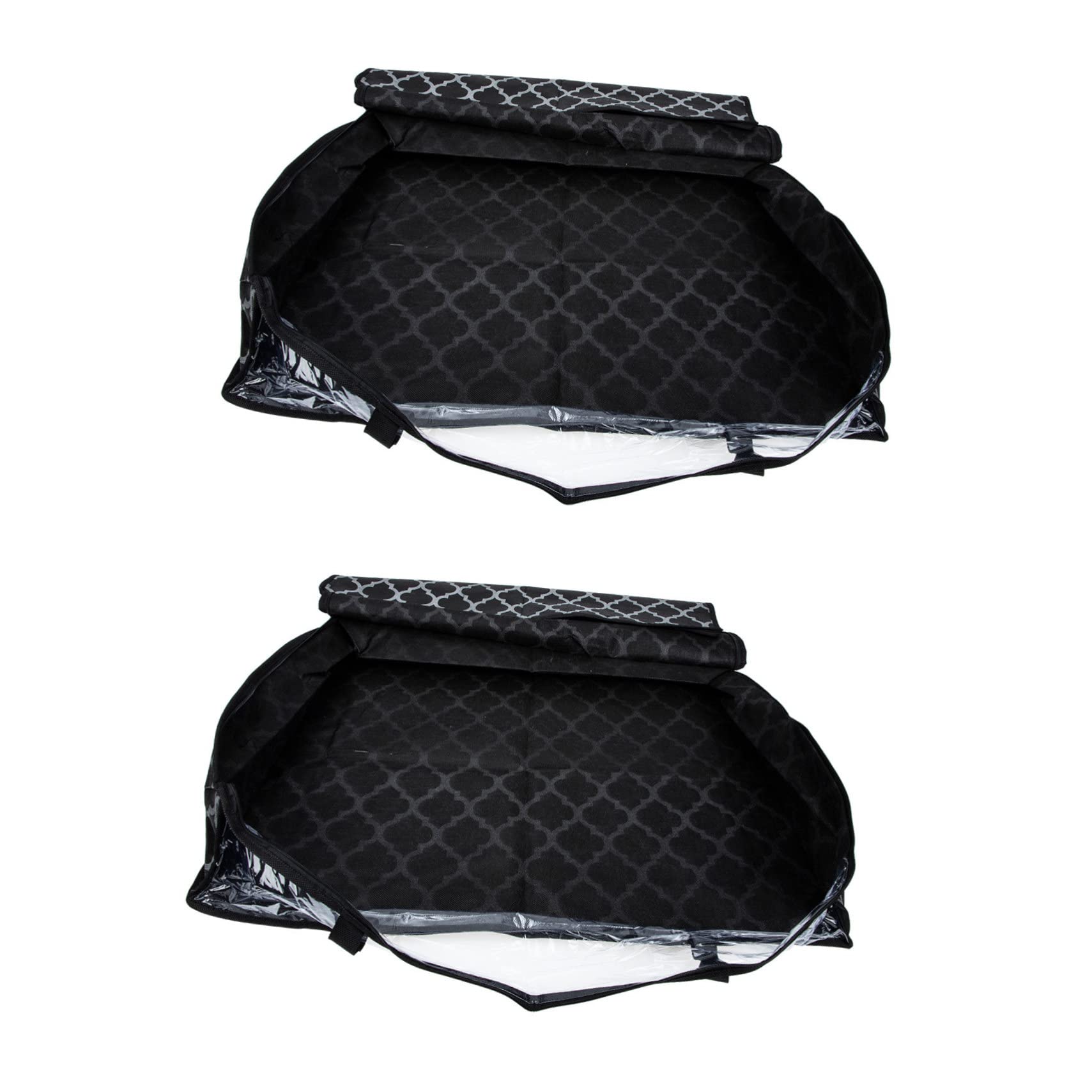 TENDYCOCO 2st Aufbewahrungstaschen Für Schlafsäle Stepptaschen Organizer Zur Aufbewahrung Von Steppdecken Aufbewahrungsbeutel Für Steppdecken Kleiderbehälter Kuscheltaschen Vlies Black von TENDYCOCO