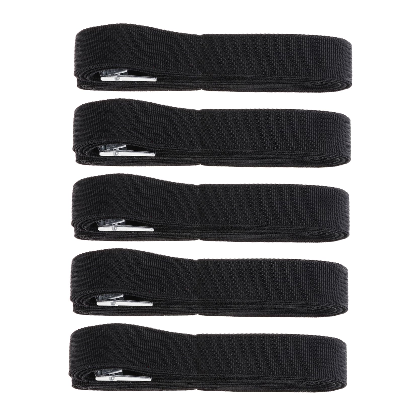 TENDYCOCO 5St Zurrgurte für Ladung Gepäckspanngurte Tragegurte für Gepäck Gepäckband Gepäckgurte autozubehör pkw zubehör Frachtbefestigungsgurt Verpackung Feste Bindebänder Nylon Black von TENDYCOCO