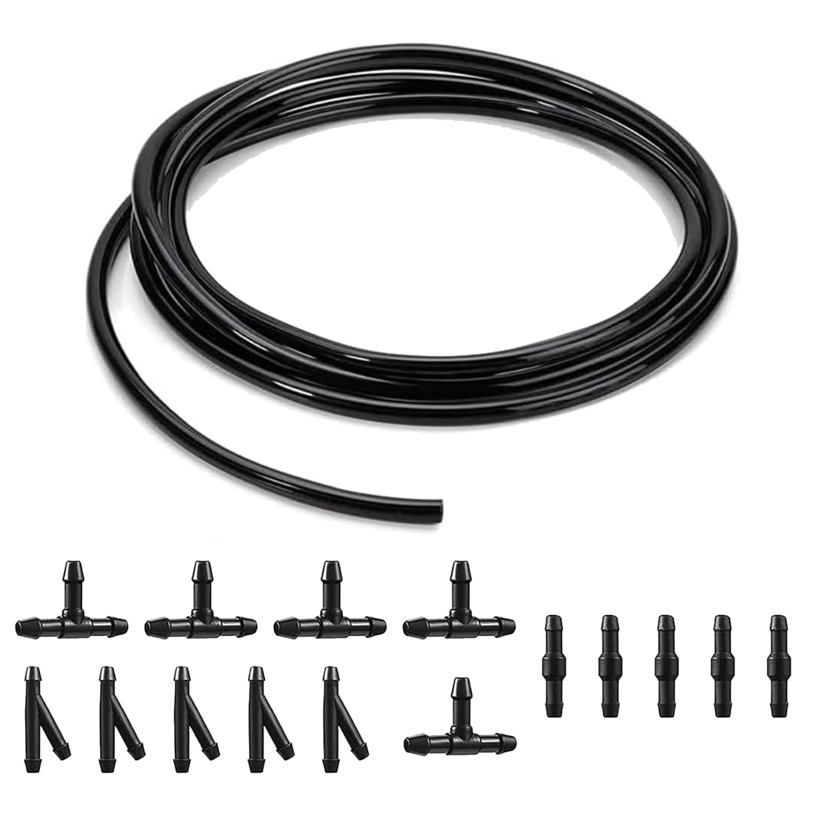 Wischwasserschlauch Reparaturset,Scheibenwaschanlage Schlauch,Schlauch Reparaturset,Schlauch Scheibenwaschanlage,Wischwasserschlauch,Car Windshield Washer Hose Kit,Für Auto-Windschutzscheiben Reinigen von TENGEE