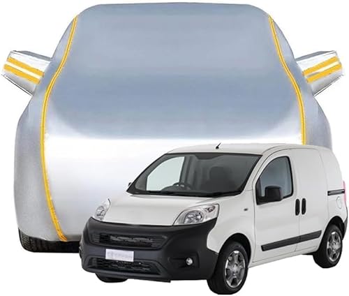 Vollgarage Autoabdeckung für FIAT Fiorino 2007-2023, Schnee/Kratzfest/Uv-Schutz Alles Wetter Oxford Schutzhülle,C-Silver von TENREV