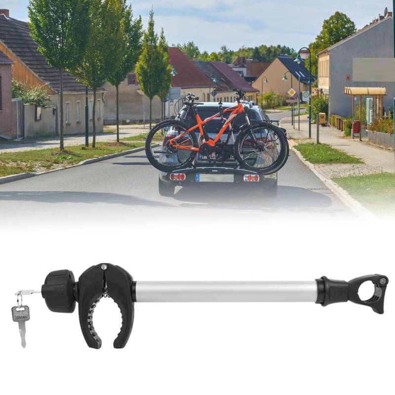 Rahmenhalter 1 Pack, 45cm Länge Abschließbare Rahmenhalterung für Fahrradträge ，für U-Bügelrohr von TEOV