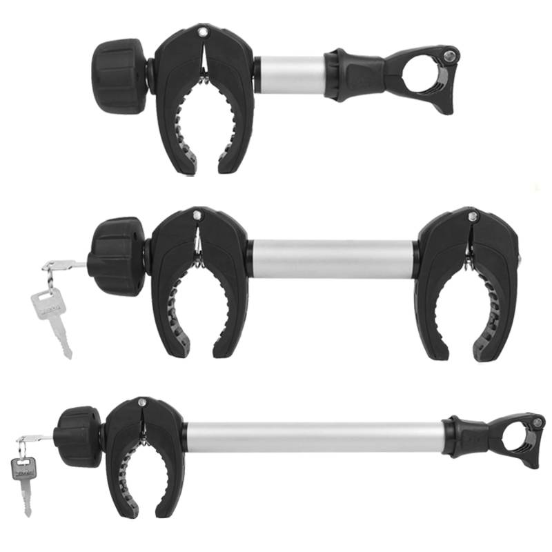 Rahmenhalter 3 Pack, 25cm+32cm+45cm Länge Abschließbare Rahmenhalterung für Fahrradträge ，für U-Bügelrohr von TEOV