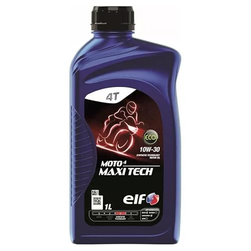 TERAM LOISIRS Elf Moto 4 Maxi Tech Öl 10 W 30 FUEL ECO / 4-Takt / 1 Liter von TERAM LOISIRS