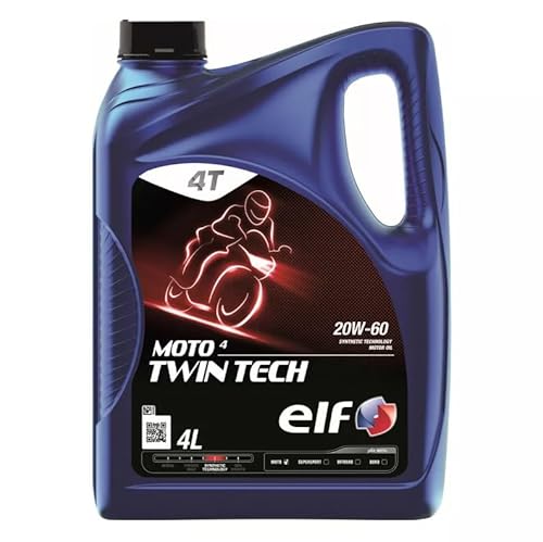 TERAM LOISIRS Elf Moto 4 Twin Tech 20W60 / 20 W 60 / Kanister 4 Liter von TERAM LOISIRS