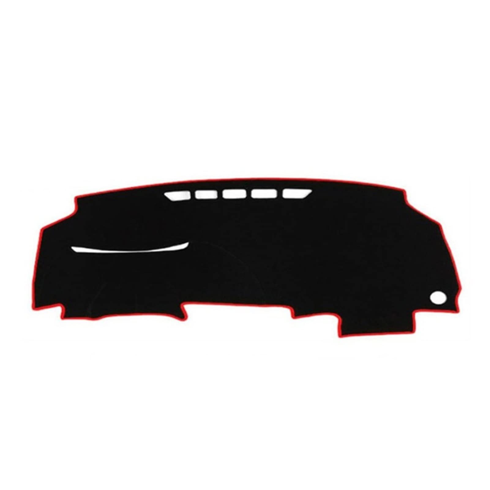 Armaturenbrett Matte Auto Abdeckung Matte Pad Dash Sonnenschutz Instrumentenschutz Teppich Für Civic 2006 2007 2008 2009 2010 2011(Red Edge) von TERCAN