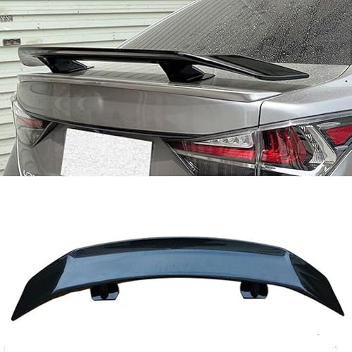 Auto ABS Heckspoiler für Renault Megane CC (2002-2008), Auto Heckflügel-Dekoration, Heckflügel lippe Kofferraum Spoiler Flügel, ohne Perforation,S-Black von TERCAN