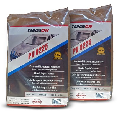 Teroson 2x 2x25 ml PU 9225 2K-Polyurethan-Reparatur-Klebstoff von TEROSON