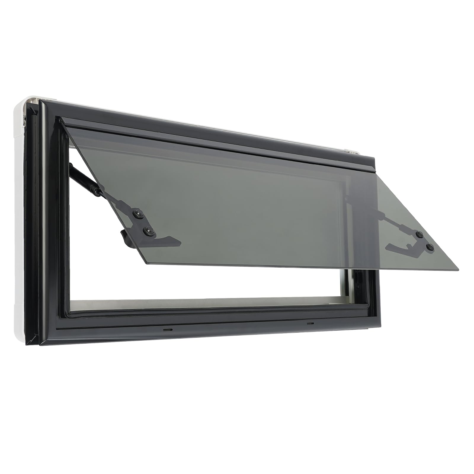 Wohnwagenfenster 700x300mm Ausstellfenster Camper Wohnwagen Schiebefenster RV Externes Push Fenster, Klappfenster Externes Push Fenster mit Sonnen- und Sichtschutz für Wohnwagen, Wohnmobile, Camper von TESUGN