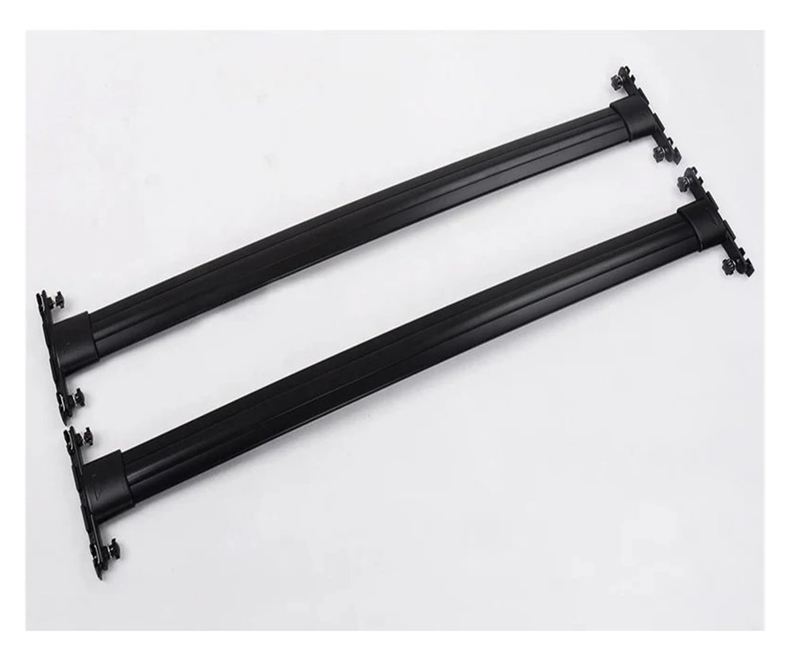 Dachträger Auto Für Toyota Für Land Für Cruiser 200 V8 LC200 FJ200 2015 2016 2017 2018 2019 2020 2021 Cross Bar Dach rack Dach Schiene Auto Dachträger(Schwarz) von TETARI