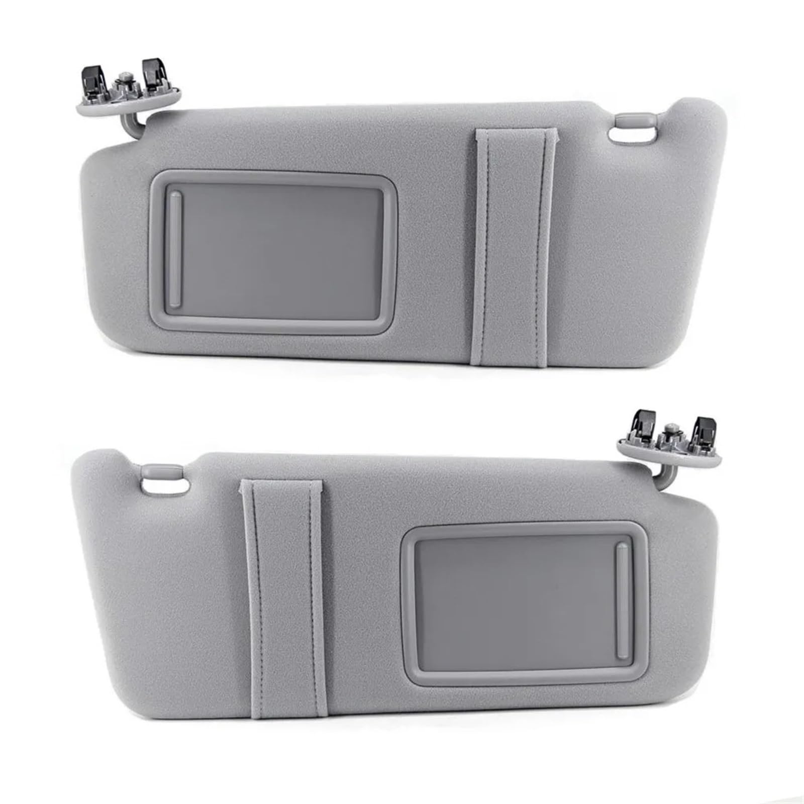 Fahrerseite Sonnenblende Für Toyota Für Camry 2007 2008 2009 2010 2011 Beige Grau Sonnenblende Fahrer Passagier Seite Links Rechts Seite Auto Sonnenblende Schatten Auto Sonnenblende(A Pair of Gray) von TETARI