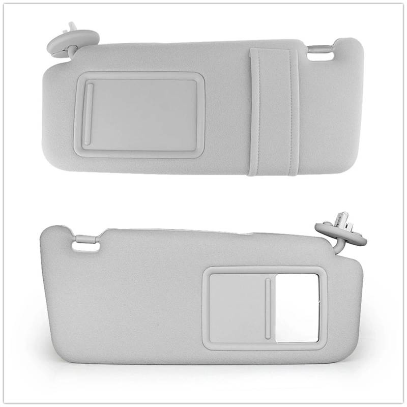 Fahrerseite Sonnenblende Für Toyota Für Venza 2009-2016 Auto W/Schiebedach Fahrer Passagier Seite Front Fenster Schatten Abdeckung Sonnenschirm Blind Grau Sonnenblende Auto Sonnenblende(2x Left-Right) von TETARI