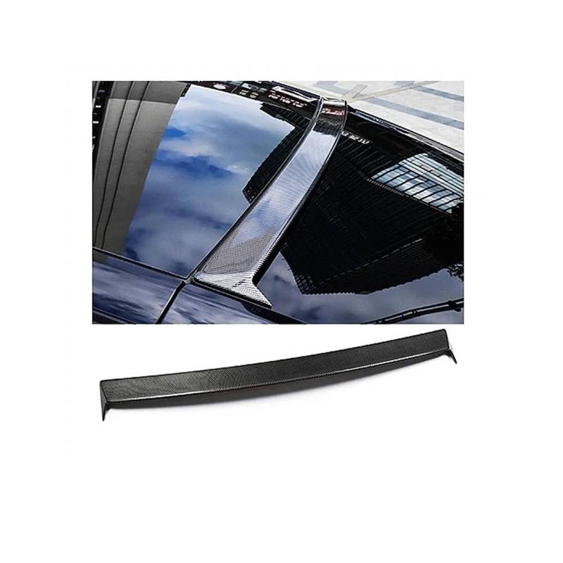 Heckspoiler Lippe Für Tesla Für Modell Y 2021 2022 2023 Heckspoiler Dachfenster Kofferraumdeckel Sportspoilerflügel ABS Heckspoiler Auto Heckflügel Auto Spoiler Flügel(Carbon Printing) von TETARI