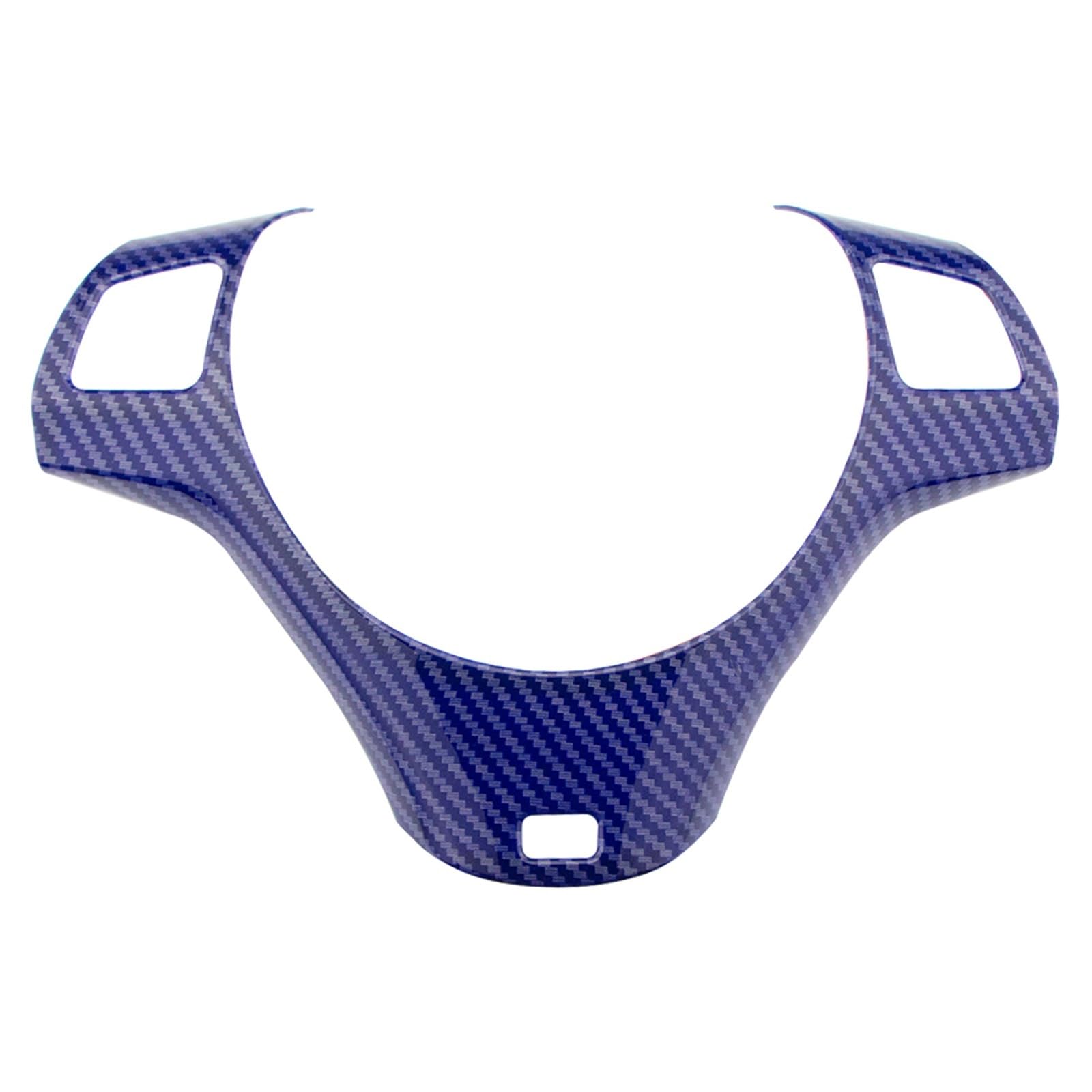 Innenraum Auto Zubehör Für 3 Serie E90 E92 E93 2005-2012 Carbon Faser Stil Auto Innen Lenkrad Dekoration Abdeckung Trim Formteile Auto Innen Zubehör(Blue) von TETARI