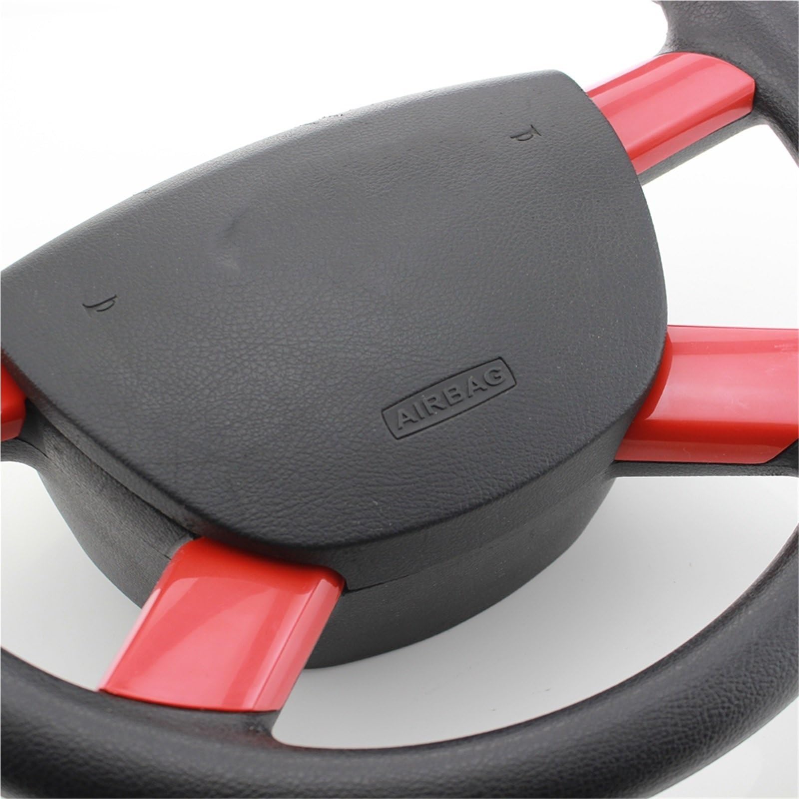 Innenraum Auto Zubehör Für Ford Für Focus 2 MK2 2005-2011 Auto-Styling Aufkleber 4 Teile/satz Zubehör Innen Auto Lenkrad Panel Abdeckung Trim Aufkleber Auto Innen Zubehör(Red) von TETARI