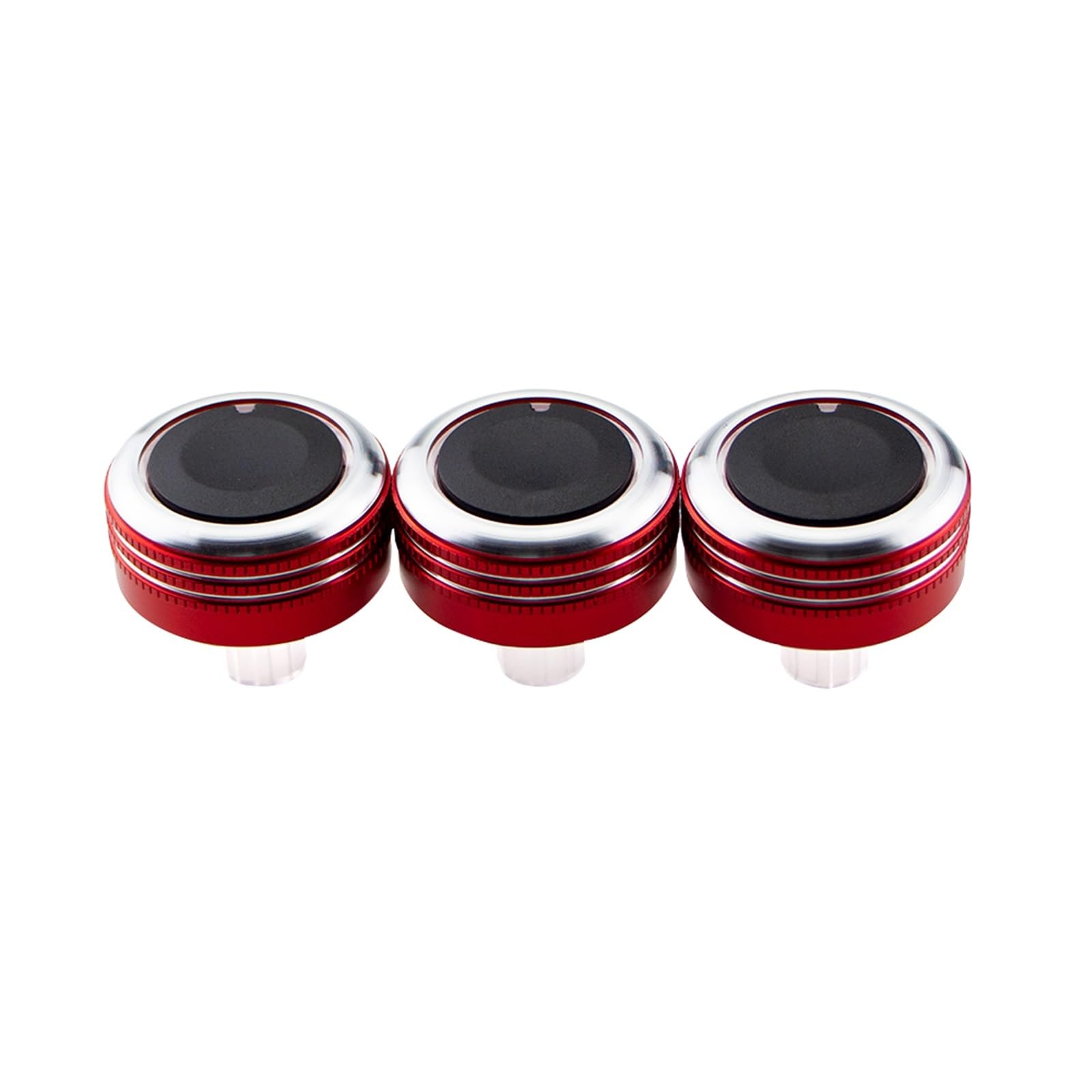 Innenraum Auto Zubehör Für Mazda 3 M3 BL 2010 2011 2012 2013 Klimaanlage Knopf AC Knob Heat Control Schalter Taste Auto Zubehör 3Pcs Auto Innen Zubehör(Red) von TETARI