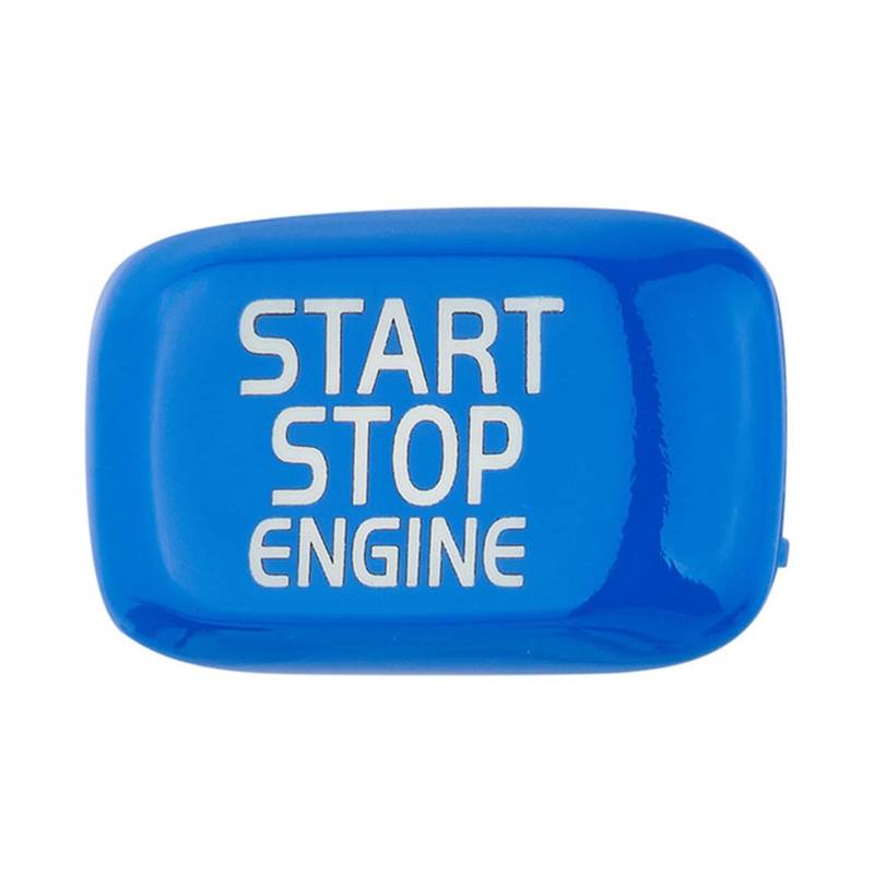 Innenraum Auto Zubehör Für Volvo V40 V60 S60 XC60 S80 V50 V70 XC70 Auto Motor Start Stop Schalter Schlüssel Taste Trim Abdeckung Ersetzen Auto Innen Zubehör(Blue) von TETARI