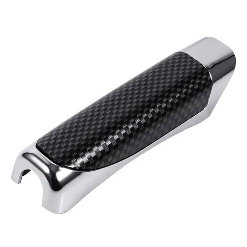 Innenraum Auto Zubehör Universal Auto Hand Brems Abdeckung Carbon Faser Holz Farbe Schutz Handbremse Griffe Innen Dekor 3 Stile Auto Innen Zubehör(Carbon Fiber) von TETARI