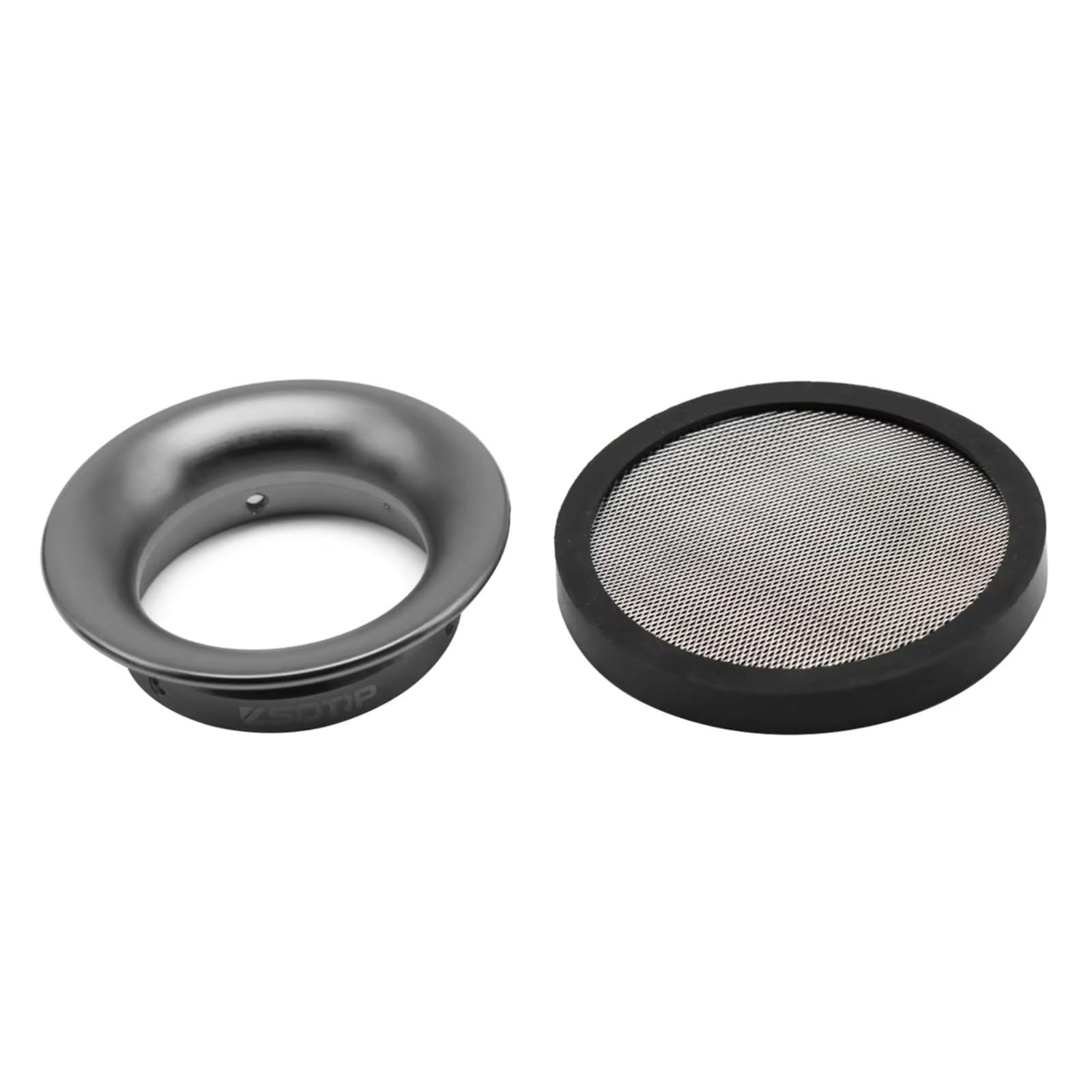 Luftfilter Motorrad 50/55mm Vergaser Donut Flache Trichter Vergaser Luftfilter PWK21-30mm PE 28 30mm VM TM 32 34mm Sportluftfilter Luft Filter(50mm Titanium Set) von TETARI