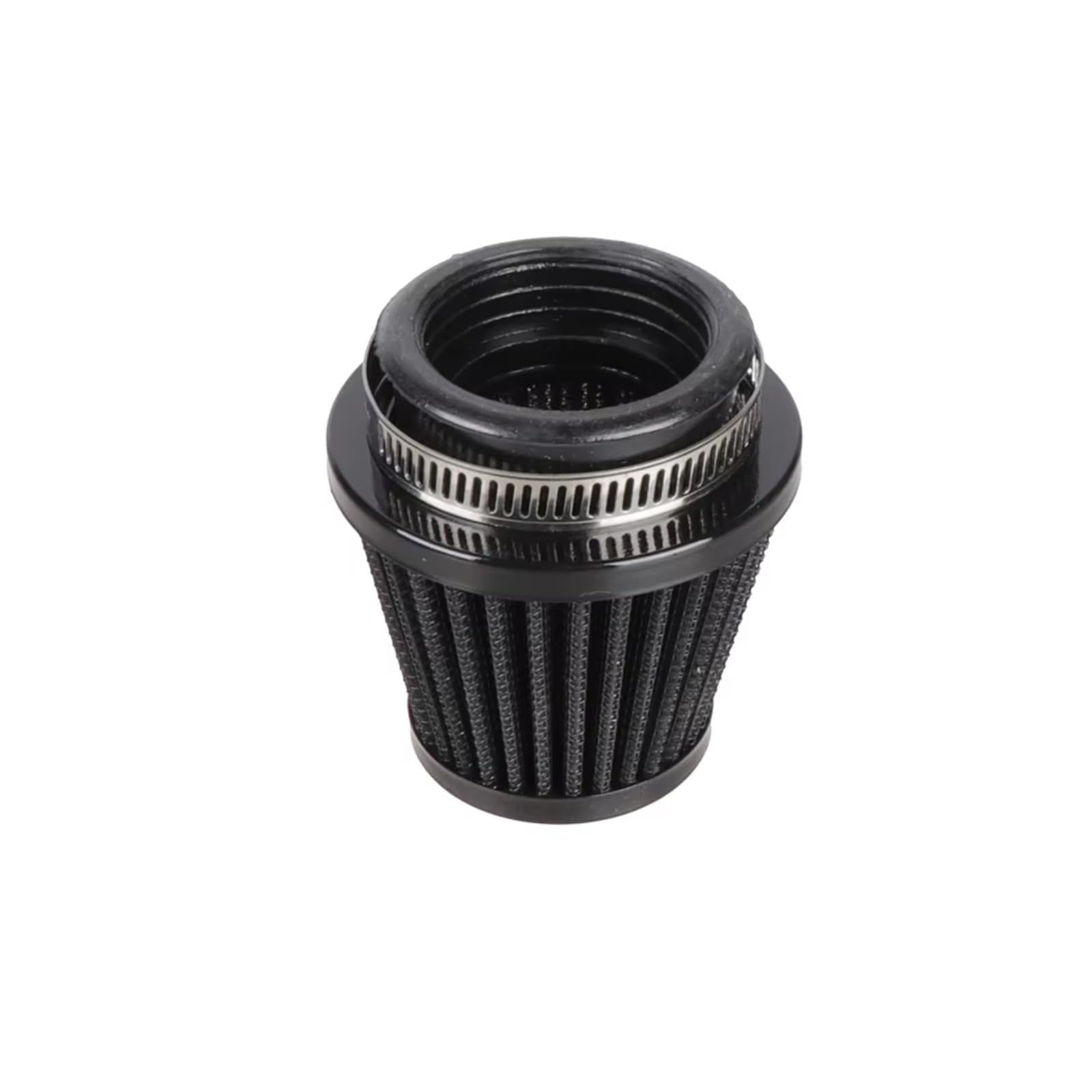 Luftfilter Motorrad Universal 38mm Motorrad Luftfilter Intake Induction Kit Für GY6 50cc 110cc 125cc Motorrad Roller Dirt Pit Bike ATV Quad Bugg Sportluftfilter Luft Filter(45mm Black) von TETARI