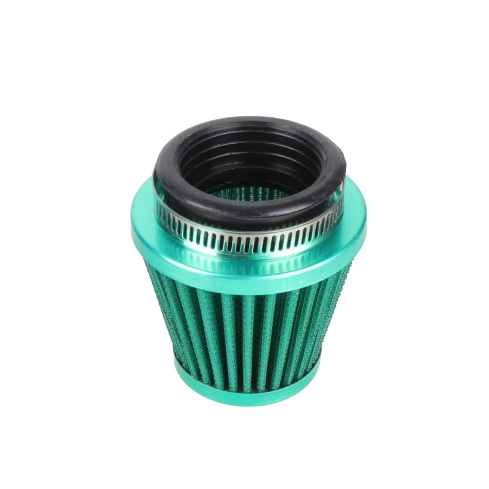 Luftfilter Motorrad Universal 38mm Motorrad Luftfilter Intake Induction Kit Für GY6 50cc 110cc 125cc Motorrad Roller Dirt Pit Bike ATV Quad Bugg Sportluftfilter Luft Filter(45mm Green) von TETARI