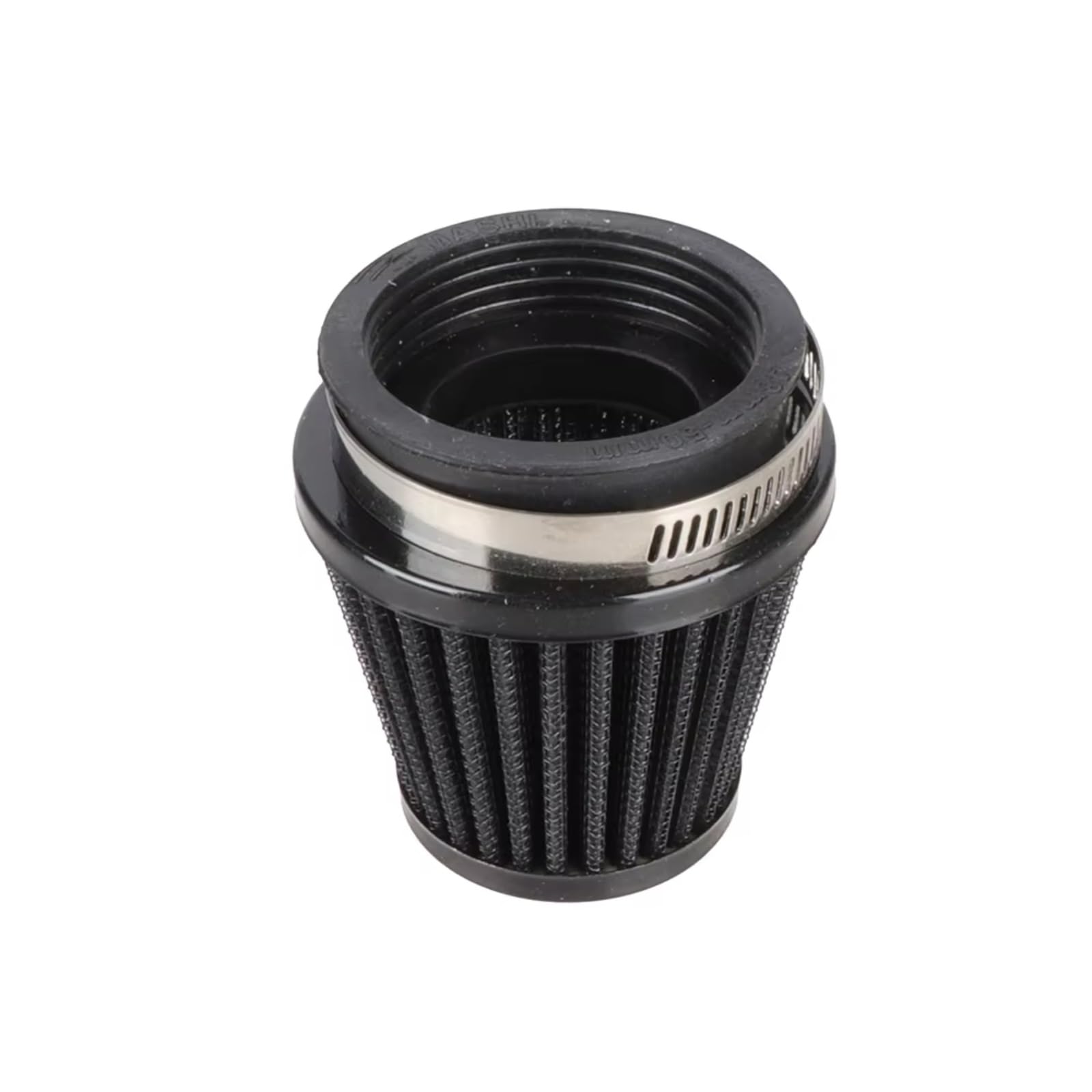 Luftfilter Motorrad Universal 38mm Motorrad Luftfilter Intake Induction Kit Für GY6 50cc 110cc 125cc Motorrad Roller Dirt Pit Bike ATV Quad Bugg Sportluftfilter Luft Filter(48-50mm Black) von TETARI