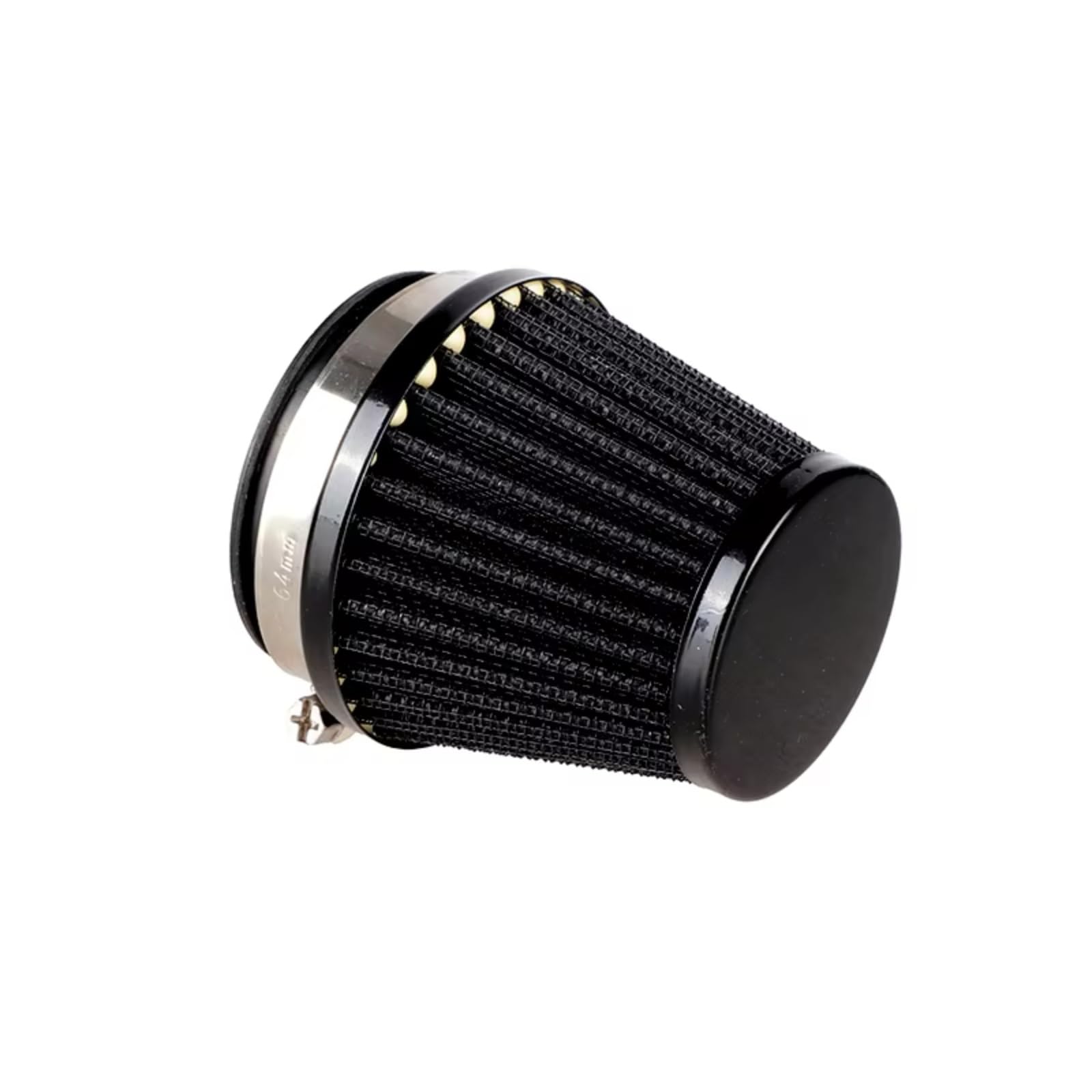 Luftfilter Motorrad Universal 38mm Motorrad Luftfilter Intake Induction Kit Für GY6 50cc 110cc 125cc Motorrad Roller Dirt Pit Bike ATV Quad Bugg Sportluftfilter Luft Filter(58-60mm Black) von TETARI