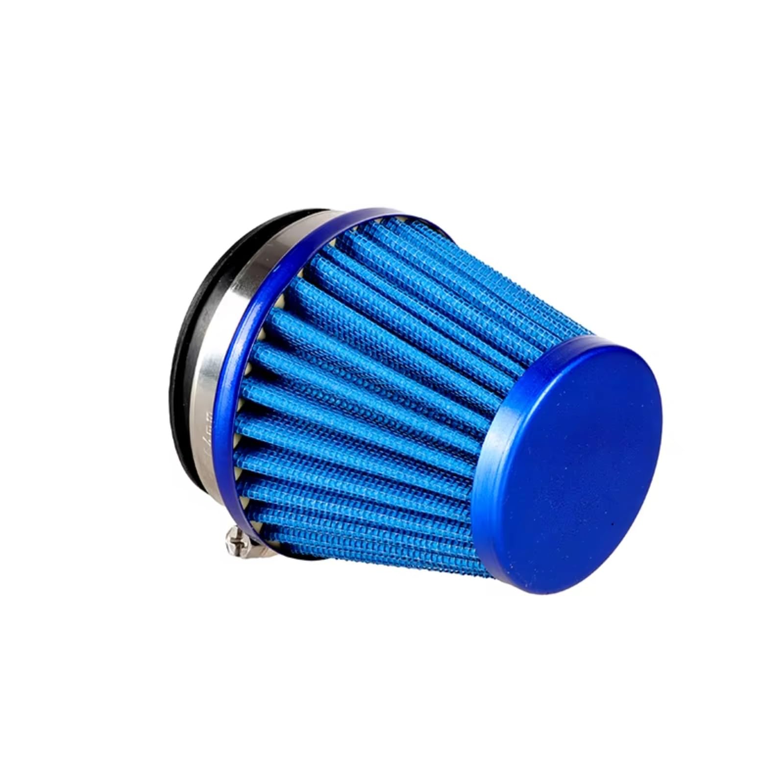 Luftfilter Motorrad Universal 38mm Motorrad Luftfilter Intake Induction Kit Für GY6 50cc 110cc 125cc Motorrad Roller Dirt Pit Bike ATV Quad Bugg Sportluftfilter Luft Filter(58-60mm Blue) von TETARI