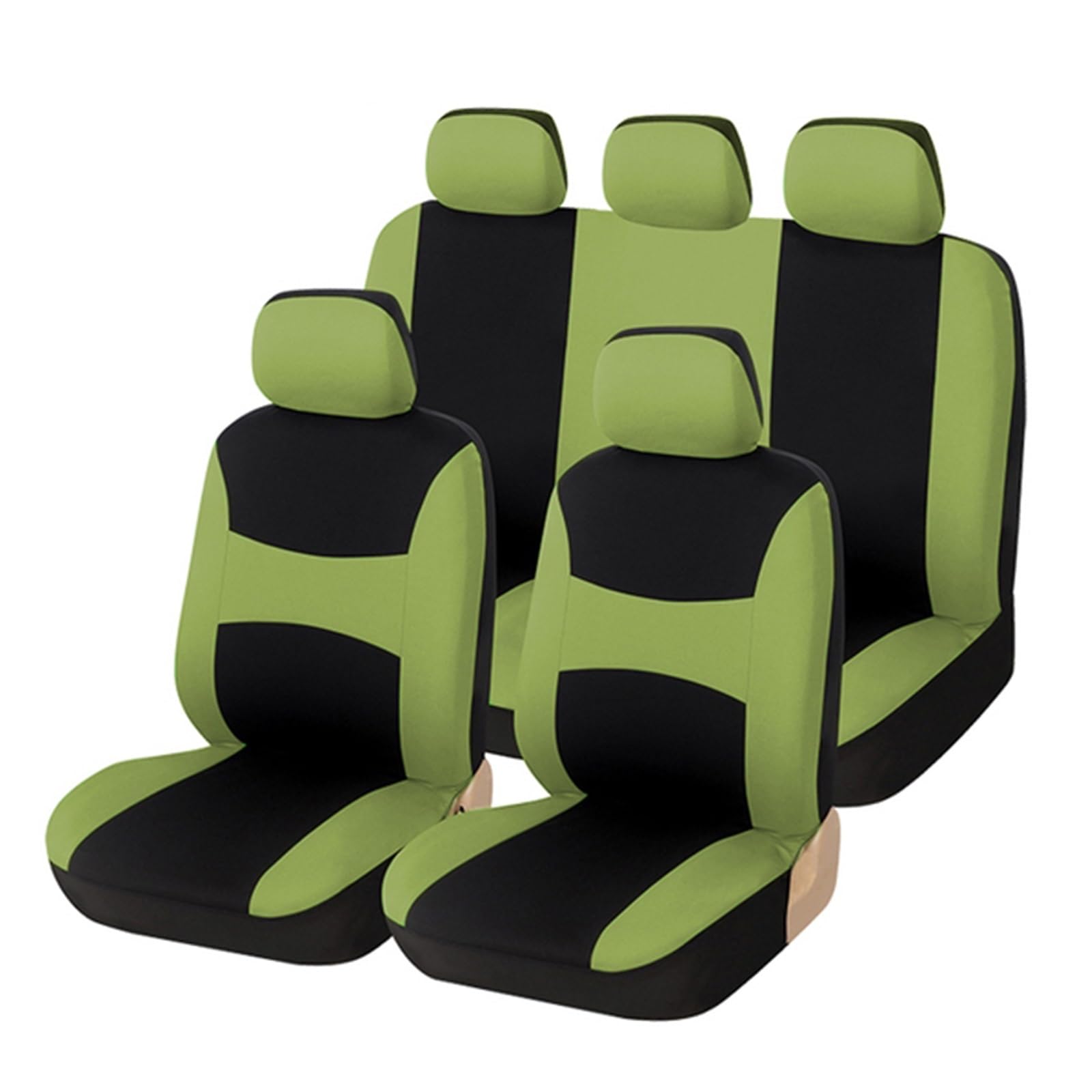 TETARI Auto-Schonbezüge Autositzbezüge Vollständiger Autositzbezug Universelle Passform Innenzubehör Schutz Auto-Styling Sitzbezüge Auto(Green) von TETARI