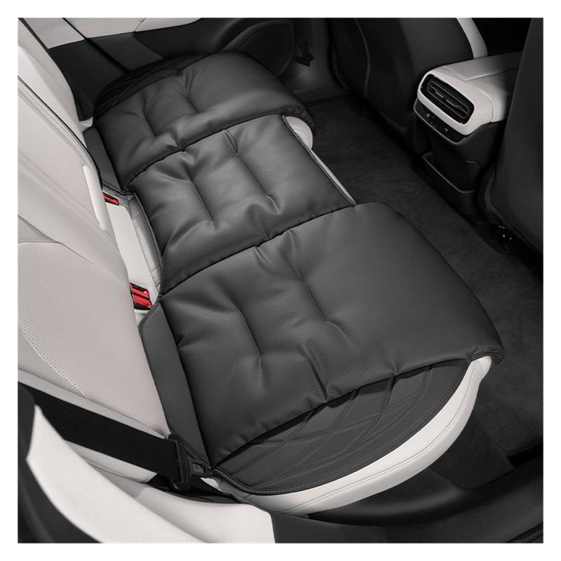 TETARI Auto-Schonbezüge Für Benz Für AMG ABCES Klasse W204 W205 W212 W213 Leder Auto Kissen Weiche Auto Sitz Abdeckung Anti Slip Sitz Protektor Pad Sitzbezüge Auto(Black-Rear Row) von TETARI