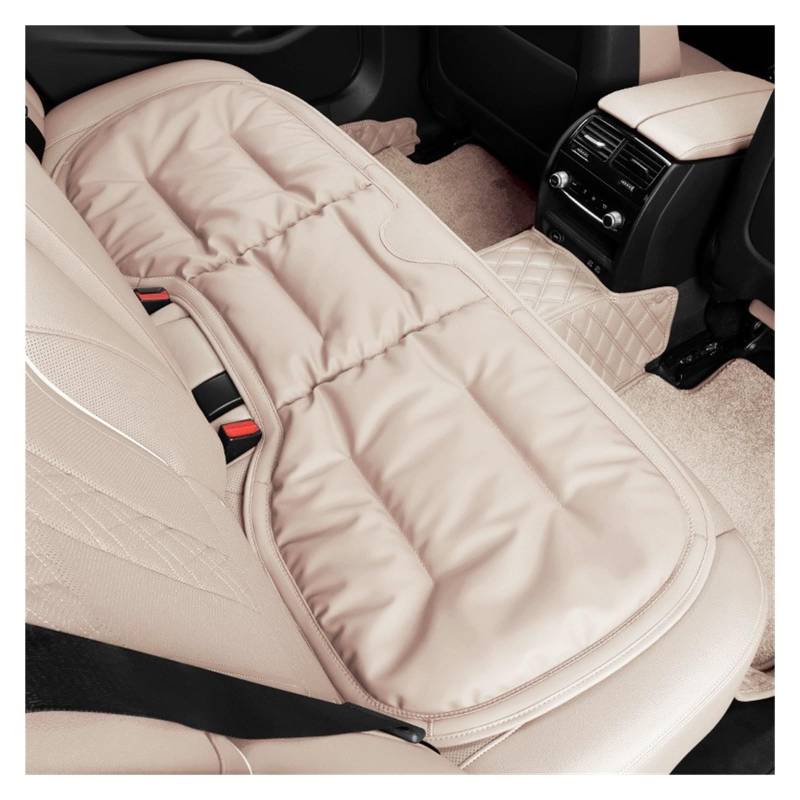 TETARI Auto-Schonbezüge Für Führende Für Ideal Für Li Für LiXiang L7 L8 L9 Autositzbezüge Universal Leder Kissen Sitz Schutzhülle Sitzbezüge Auto(Beige A) von TETARI