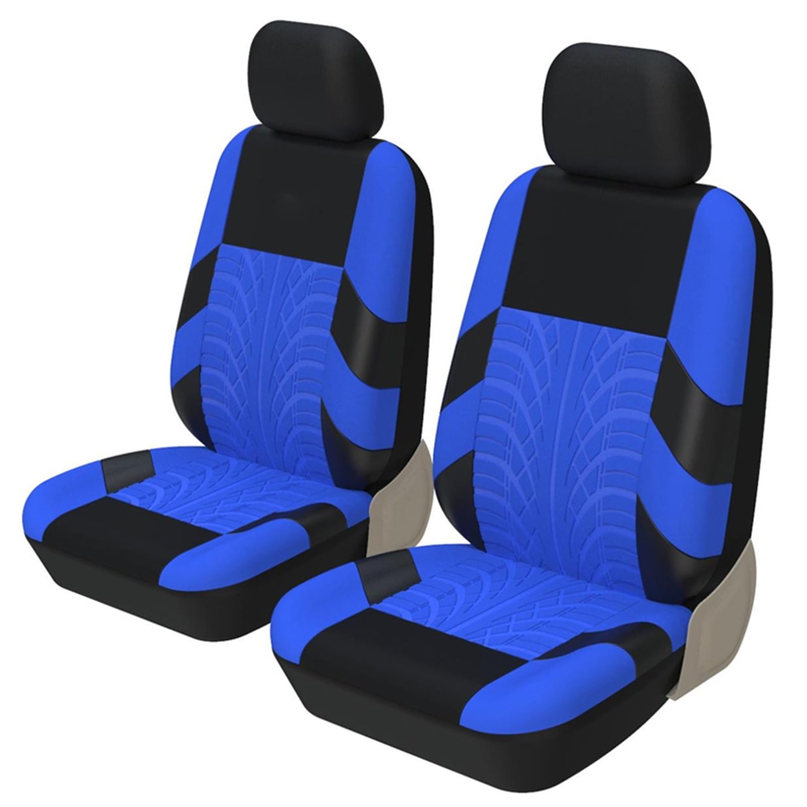 TETARI Auto-Schonbezüge Für Nissan Für Teana Autositzbezüge Set Polyestergewebe Universell Passend Für Die Meisten Autos Bezüge Autositzschutz Sitzbezüge Auto(2PCS Blue) von TETARI