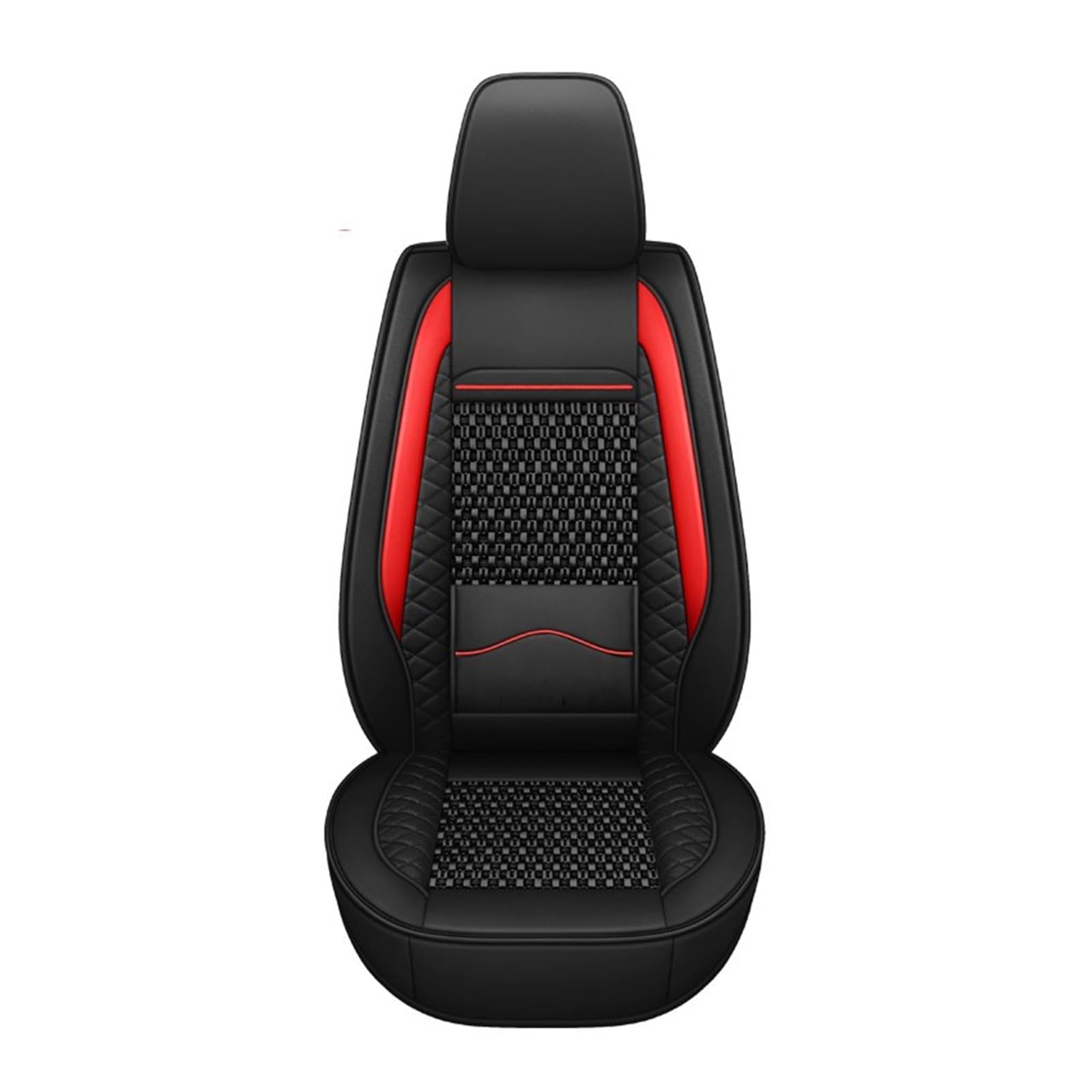 TETARI Auto-Schonbezüge Für X1 E84 F48 X2 F39 X3 E83 F25 X3 G01 EIS Seide Atmungsaktive Auto Leder Sitzbezug Sitzbezüge Auto(Black red) von TETARI