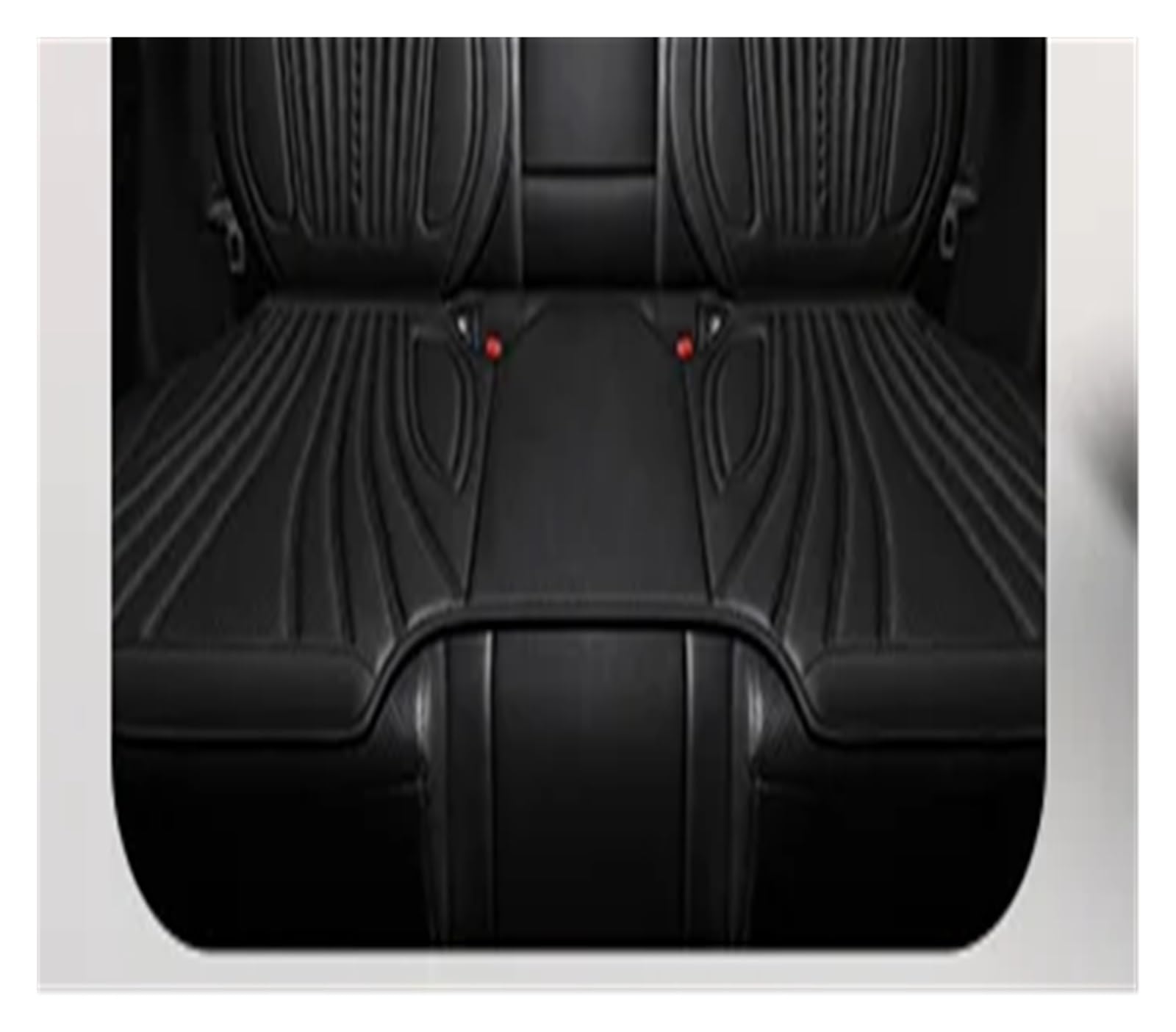 TETARI Auto-Schonbezüge Universal Auto Sitz Abdeckung Vier Saison Auto Atmungsaktive Sattel Pad Sitzbezüge Für Auto Coole Sitze Abdeckung Schutz Sitzbezüge Auto(Black1 Rear seat) von TETARI